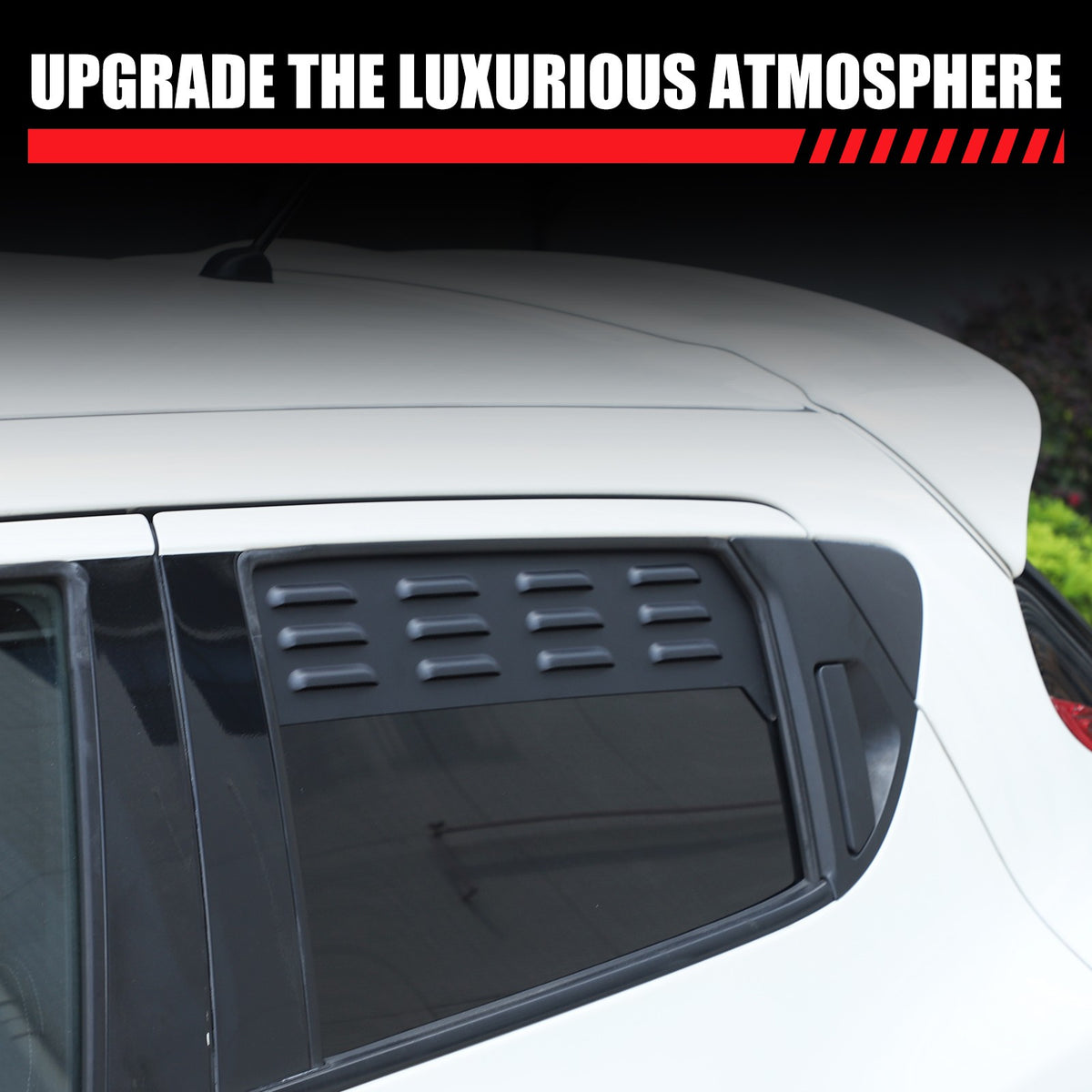 Rear Door Window Louver Air Vent Panel Trim Cover For Nissan Juke 2011-2019 14