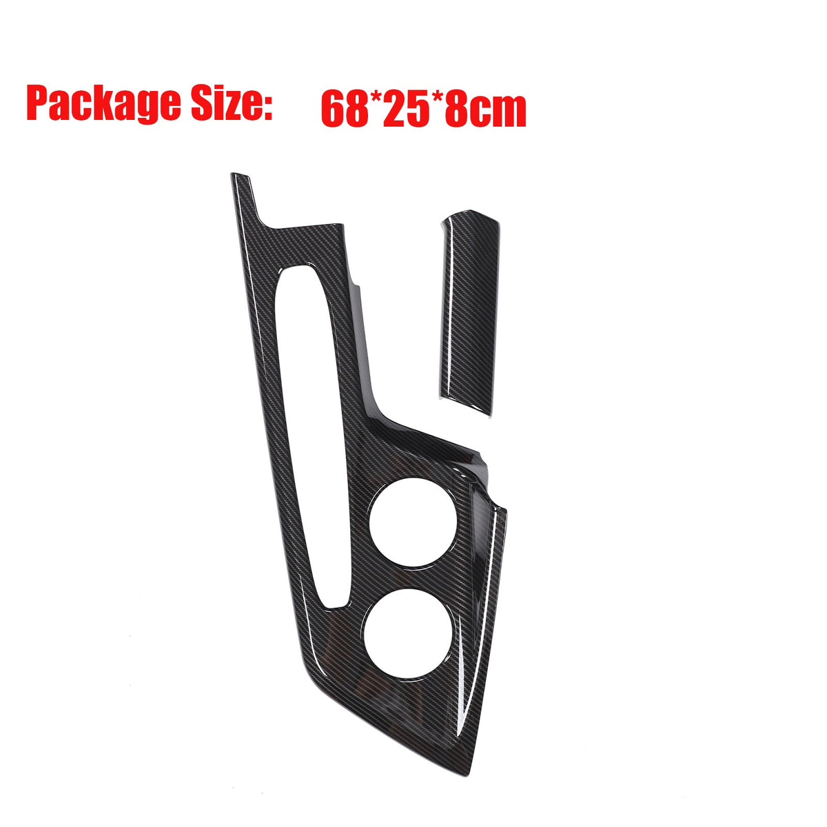 Carbon Fiber ABS Center Console Gear Shift Panel Trim For Corvette C8 2026+ 24