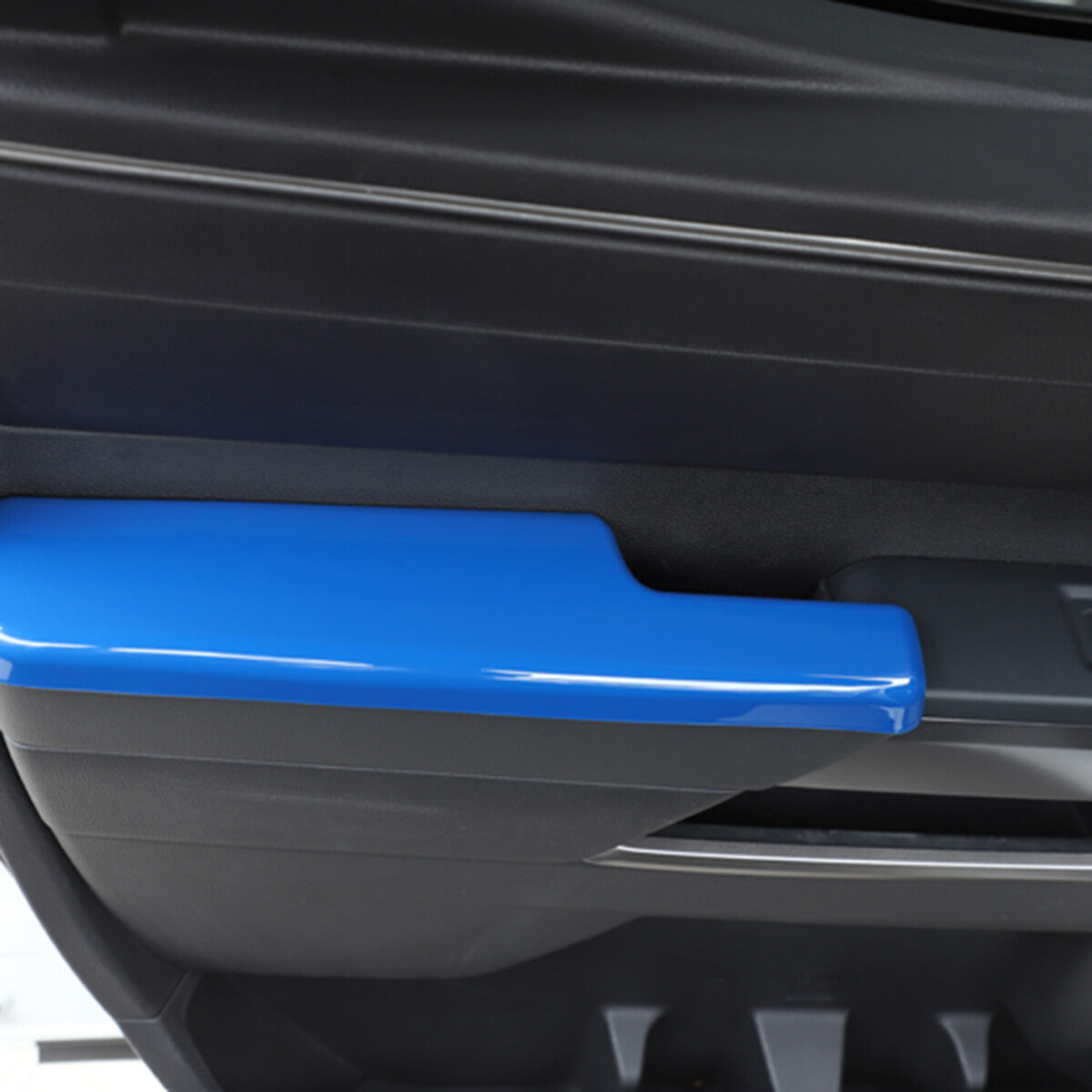 Blue ABS Side Window Door Armrest Trim Strip For Toyota Tundra 2022-2026 5