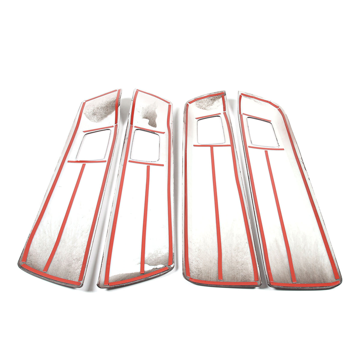 Oak Grain Inner Door Handle Panel Frame Trim For Toyota Tundra 2022-23 US 11