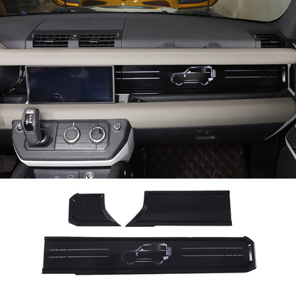 ABS Car Dashboard Trim Strip Kits For Land Rover Defender 90 110 2020-23 12