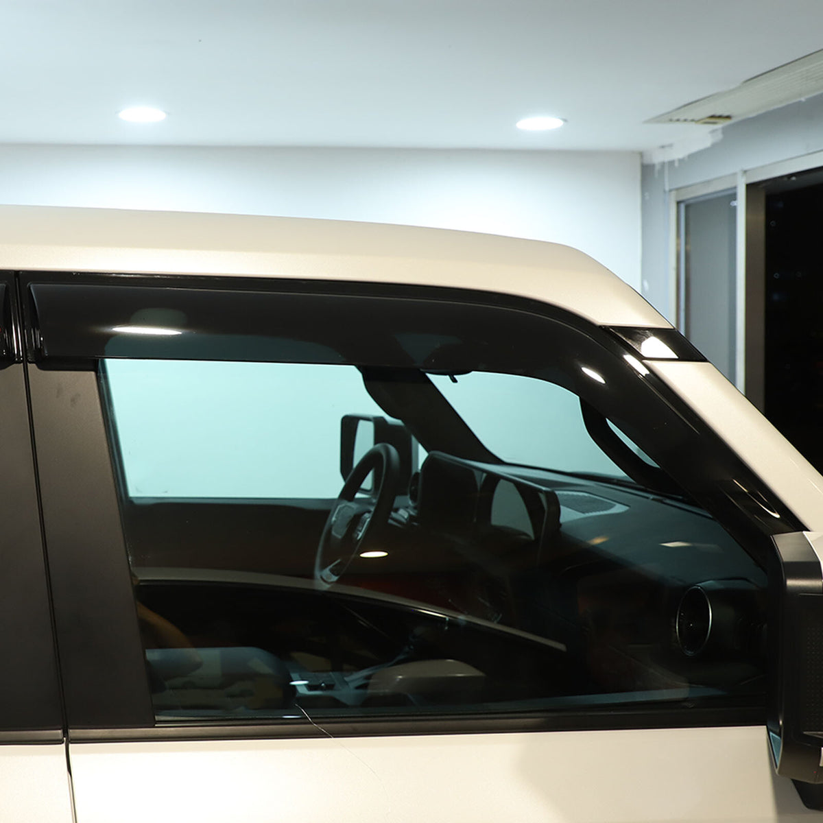 For Toyota Land Cruiser 2024-2025 Window Visor Vent Shades Sun Rain Guard Black 17