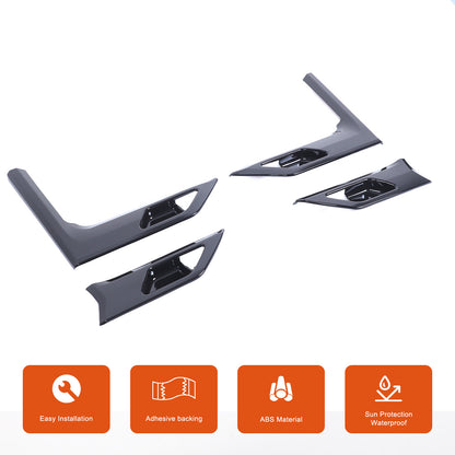 Glossy Black Interior Door Bowl Panel Trim Cover For Lexus GX550 2025+ 8