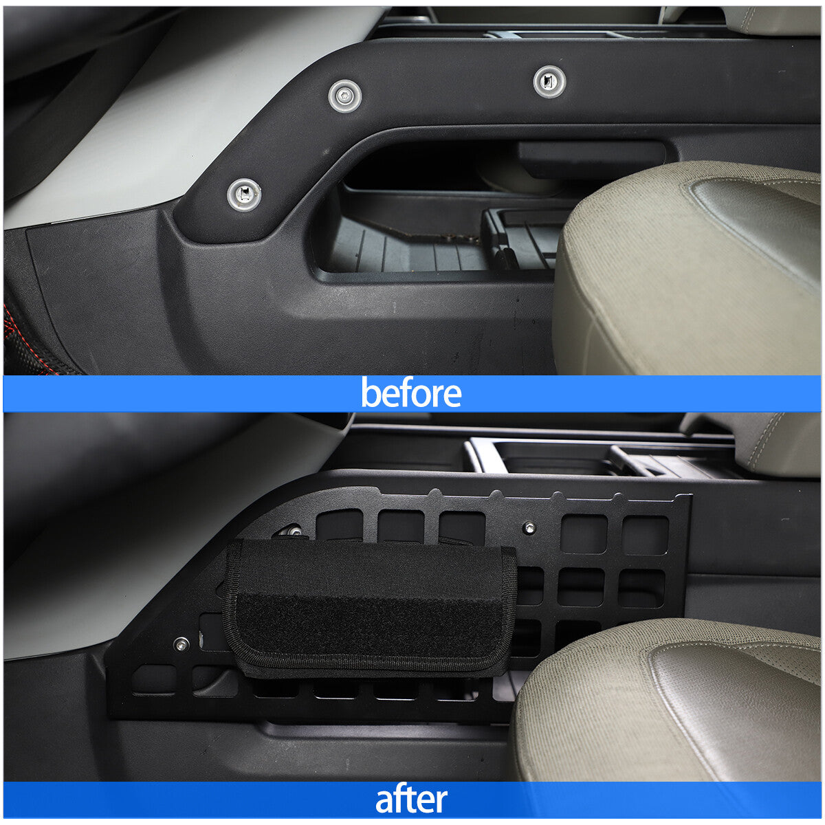 Car Seat Gap Organizer Catcher Storage Rack for For Land Rover Defender 20-22 5