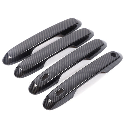 Carbon fiber ABS Door Handle & Mirror Trim For Toyota Land Cruiser LC250 24+ US 16