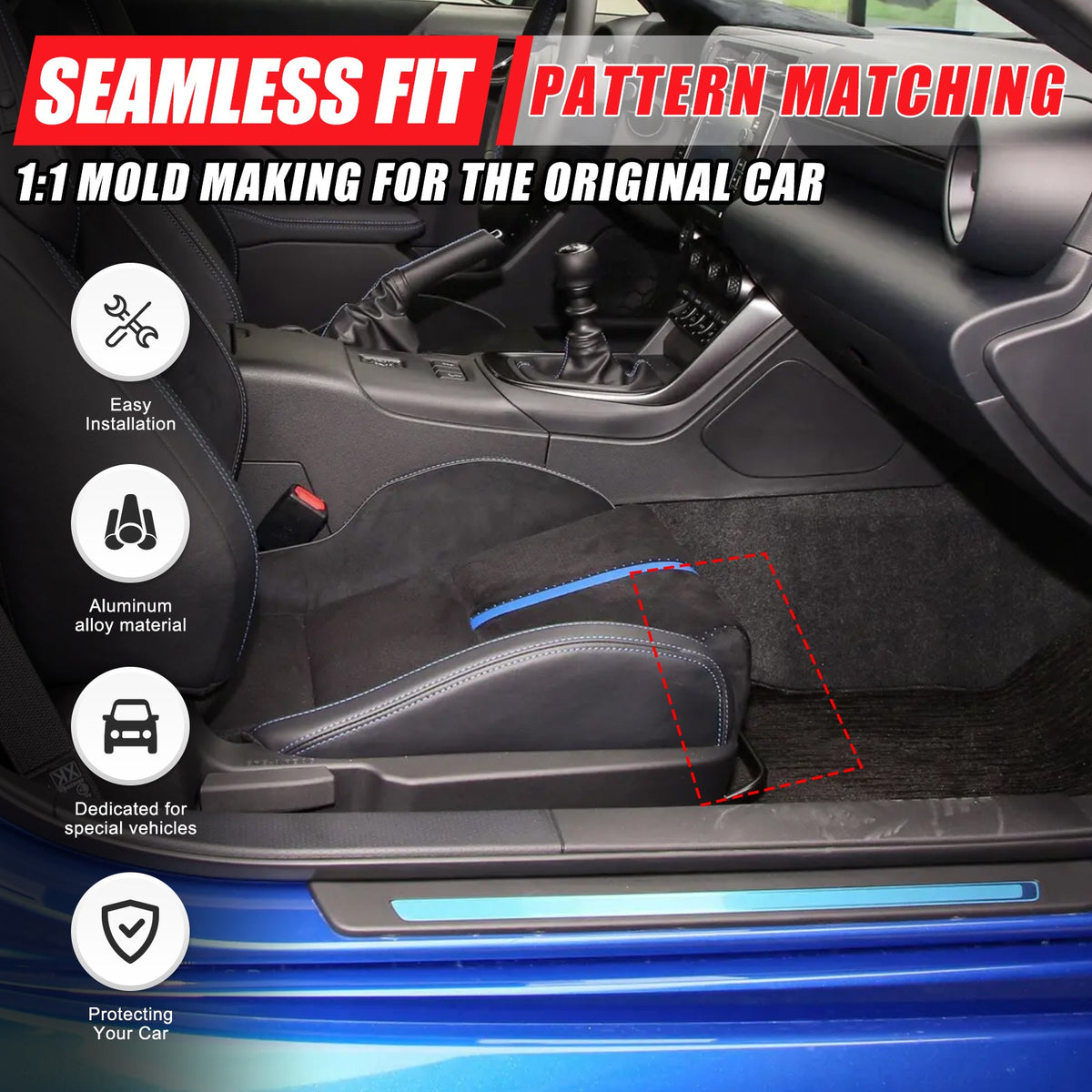 Black Aluminum Fire Extinguisher Bracket For Toyota 86/Subaru BRZ 2022+ US 20