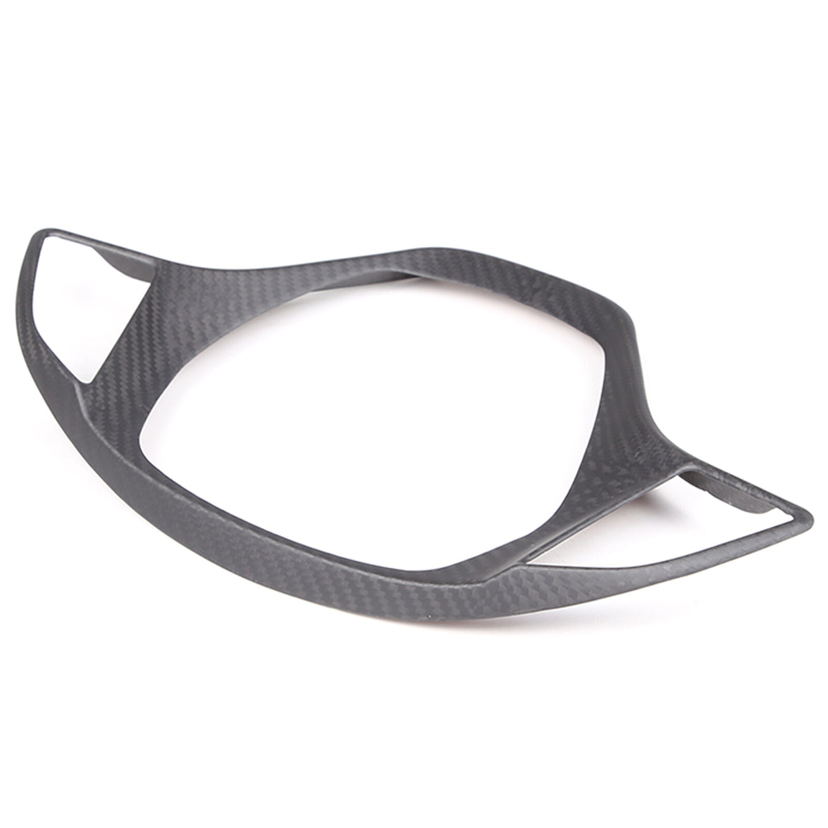 Matte Real Carbon Fiber Interior Steering Wheel Cover Trim For Corvette C7 14-19 7