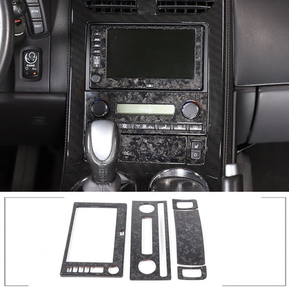 Forged Real Carbon Fiber Full Interior Set Decor Cover Trim Kit for Corvette C6 83