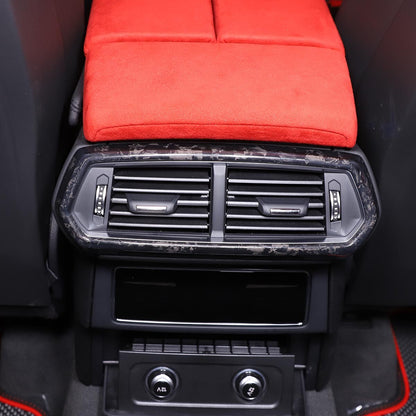 Forged Carbon Center Console Rear Air Vent Cover Trim For Lamborghini URUS 18-23 5