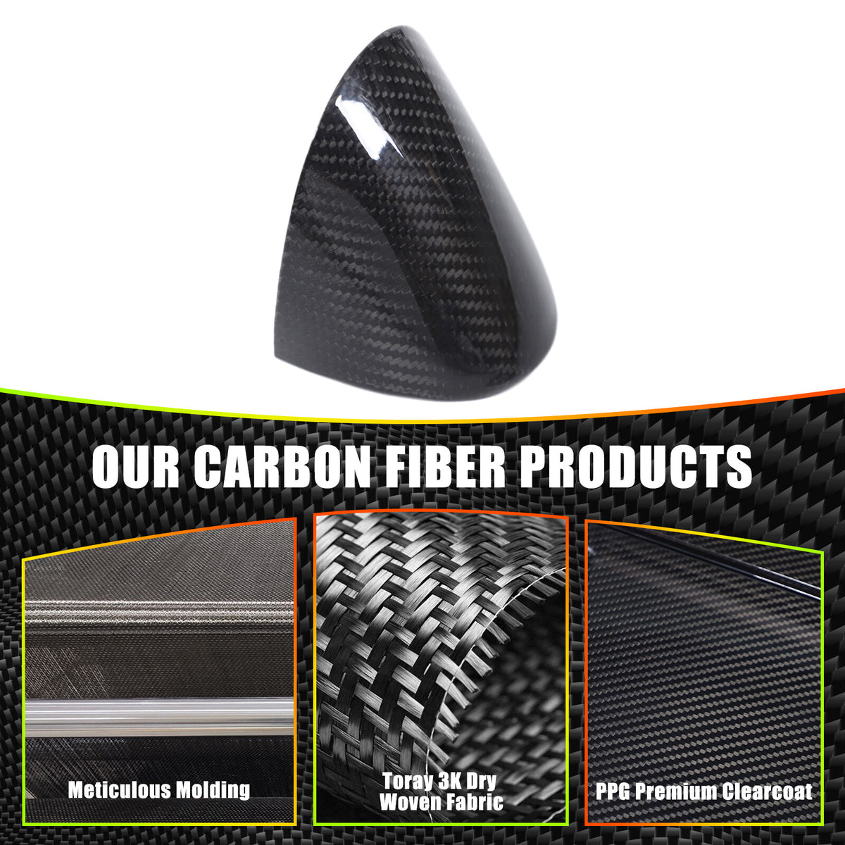 Real Carbon Fiber Center Dashboard Clock Trim For Porsche Panamera 971 17-23 US 3