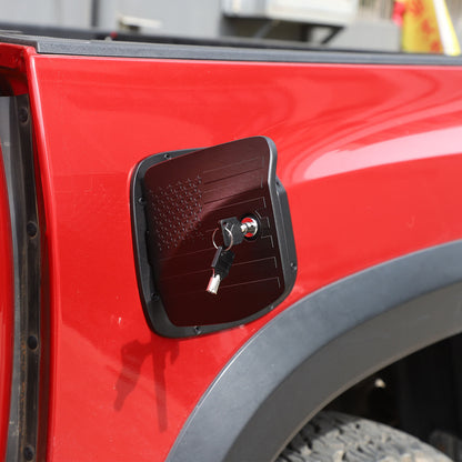 Star Alloy Locking Fuel Door Gas Tank Cap Cover Lock Key For Toyota Tacoma 16-23 22
