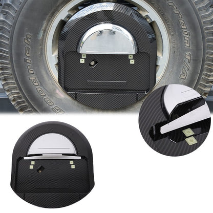 Carbon Fiber Spare Tire License Plate Bracket OE:25782333 For Hummer H2 03-09 US 3