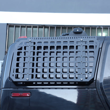 Alloy Rear Roof Climbing Ladder Rack Window Molle Panel For Hummer H2 2003-09 57
