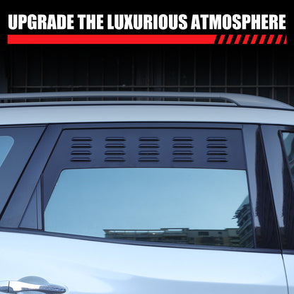 Rear Door Window Louver Air Vent Panel Trim Cover For Nissan Pathfinder 2013-18 6