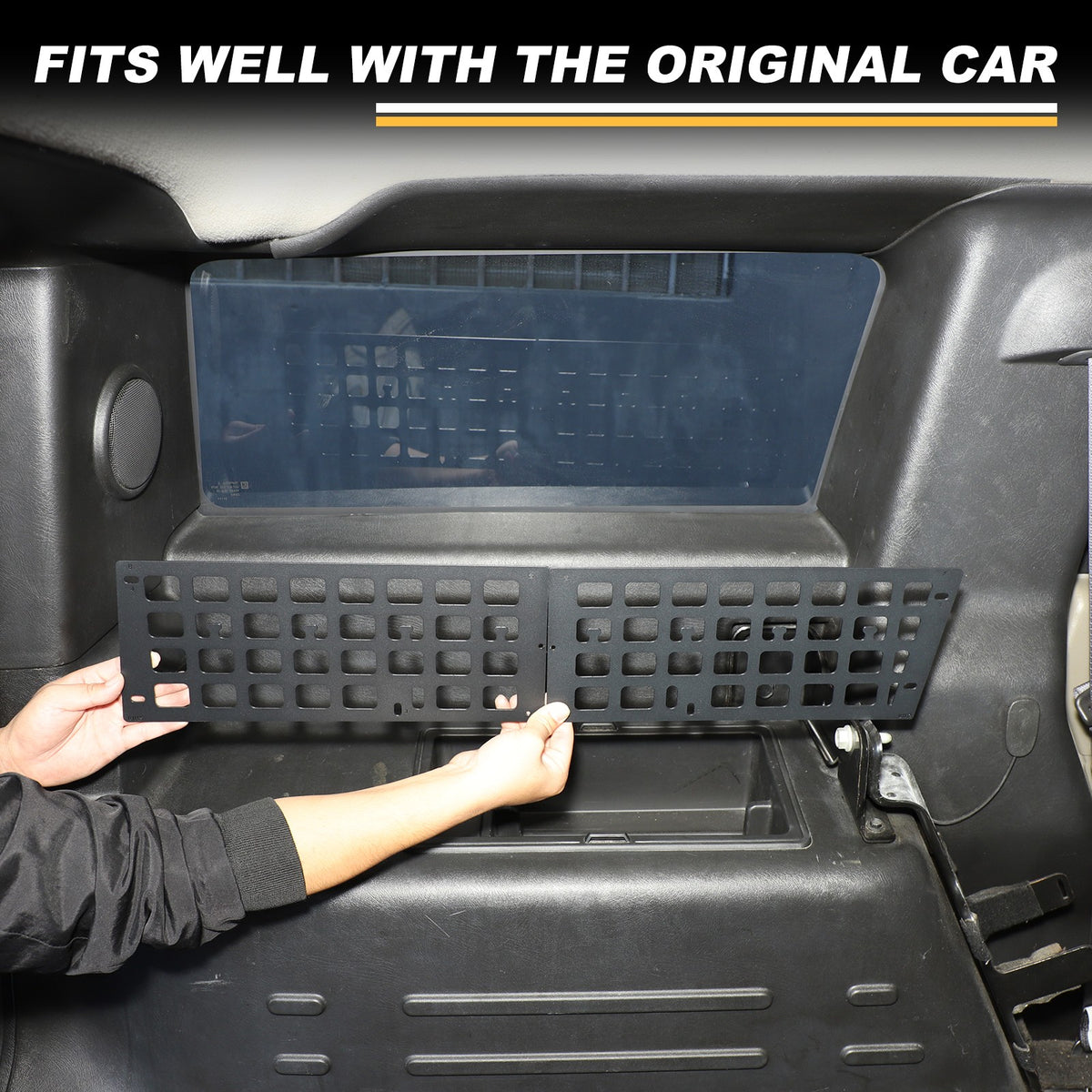 Carbon Steel Aluminum Rear Side Window Molle Panel For Hummer H2 2003-07 US 23