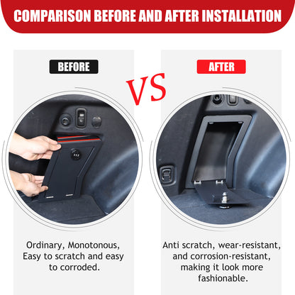 Rear Trunk Side Vault Safe Storage Lock Box For Subaru Forester 4th SJ 13-18 3