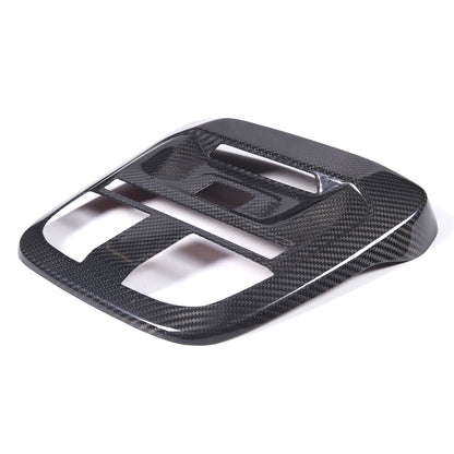Real Carbon Fiber Reading Light Lamp Frame Cover Trim For Subaru 2022-2023 10
