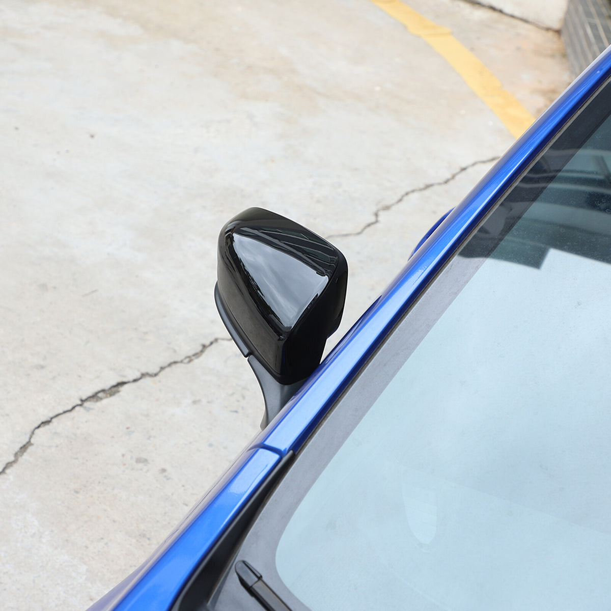 Glossy Piano Black Exterior Door Handle Window Louver Trim For Subaru WRX 22-25 13