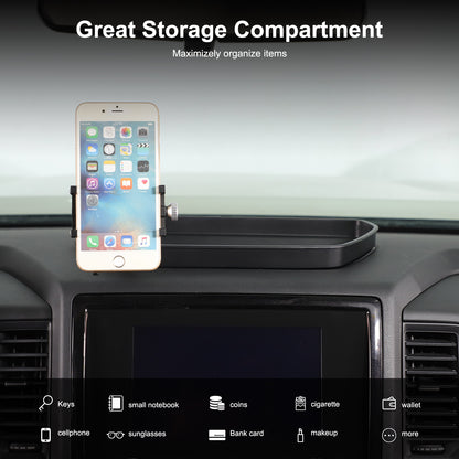 Off-road Dashboard Storage Tray Box Phone Holder For Nissan Frontier D41 2022-24 17