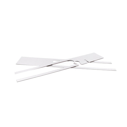 Silver Steel Rear Bumper Decorative Panel Trim Cover For Hummer H2 2003-2009 5