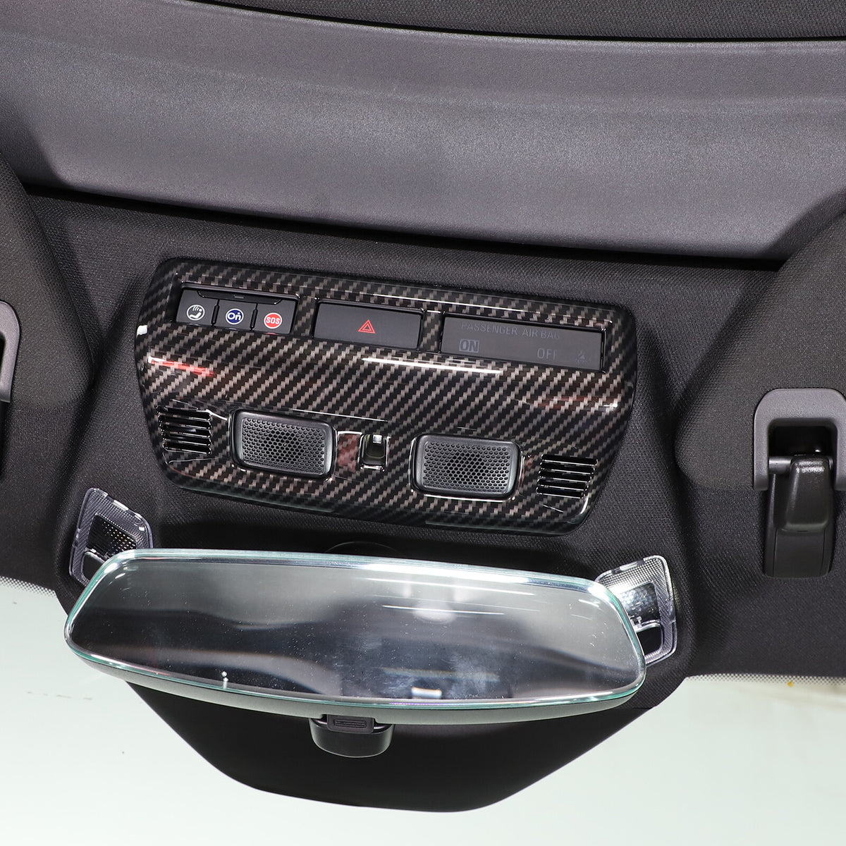 Carbon Fiber ABS Interior Full Decor Cover Trim Kit For Corvette C8 2020-2025 - Styles 21-25 12