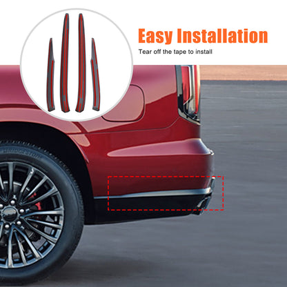 ABS Carbon Fiber Rear Bumper Corner Trim Cover For Cadillac Escalade 2021+ US 20