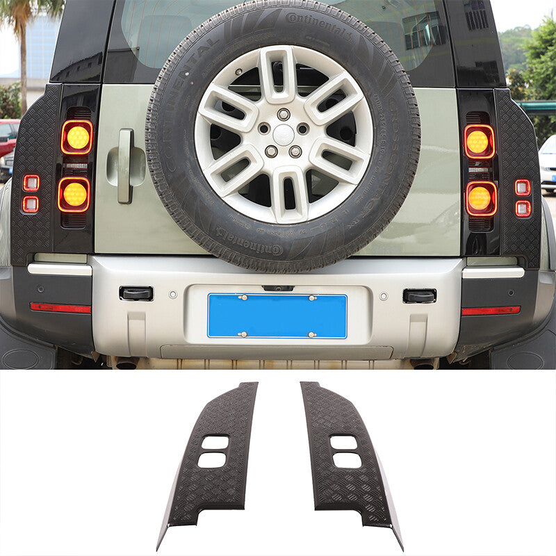 Rear Tail Light Cover Trim For Land Rover Defender 90 110 2020-23 Gloss Black US 2