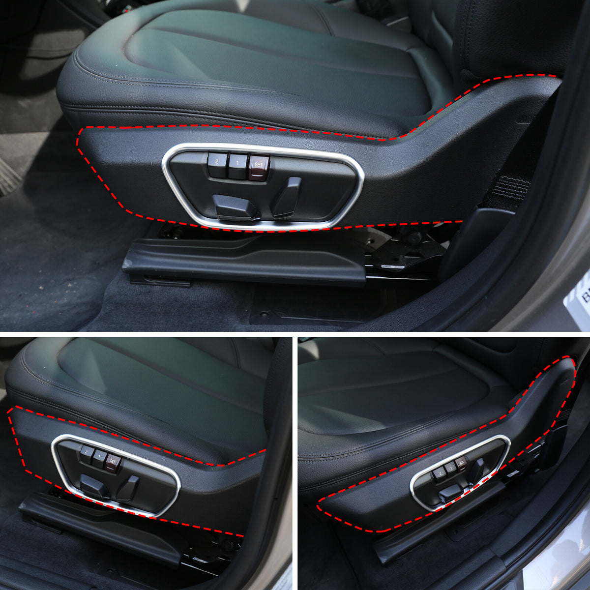 Real Carbon Fiber Interior Seat Side Panel Trim Cover For Toyota Supra A90 19-24 10
