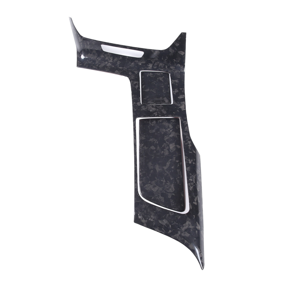 Forged Carbon Center Water Cup Holder Panel Trim Cover For Corvette C7 2014-2019 9