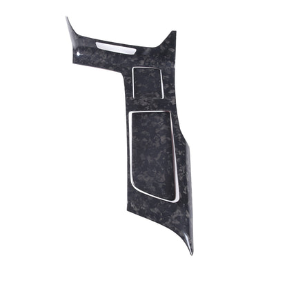 Forged Carbon Center Water Cup Holder Panel Trim Cover For Corvette C7 2014-2019 9
