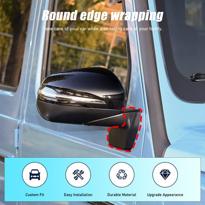 Real Carbon Fiber Rearview Mirror Base Cover Trim For Benz G-Class W465 2025 US 7
