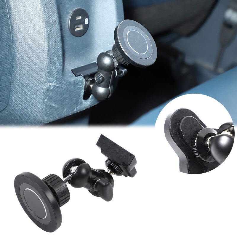 Magnetic Rear Seat Extendable Phone Mount Bracket For Ford Maverick 2022+ US 24