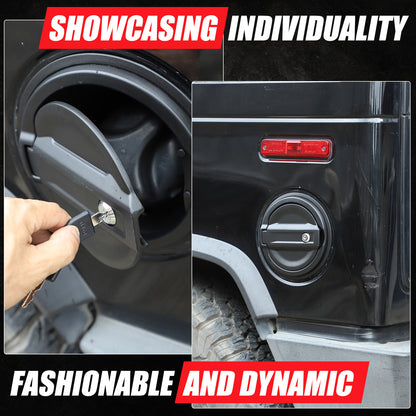 Locking Fuel Door Black Gas Tank Cap Cover Lock Key For Hummer H2 2003-2009 20