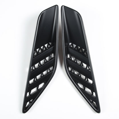 Matte Black ABS Fender Air Vent Outlet Trim For Corvette C7 2014-2019 4
