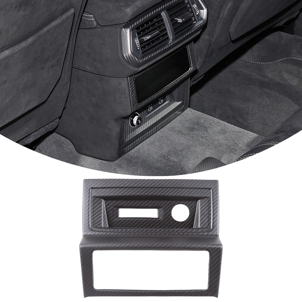 Matte Real Carbon Fiber Rear Air Vent Trim For Lamborghini Urus/Urus SE 2022+ 7