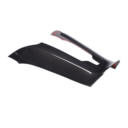 2pcs Carbon ABS Waterfall Wireless Charger Cover For Corvette C8 Convertible 15