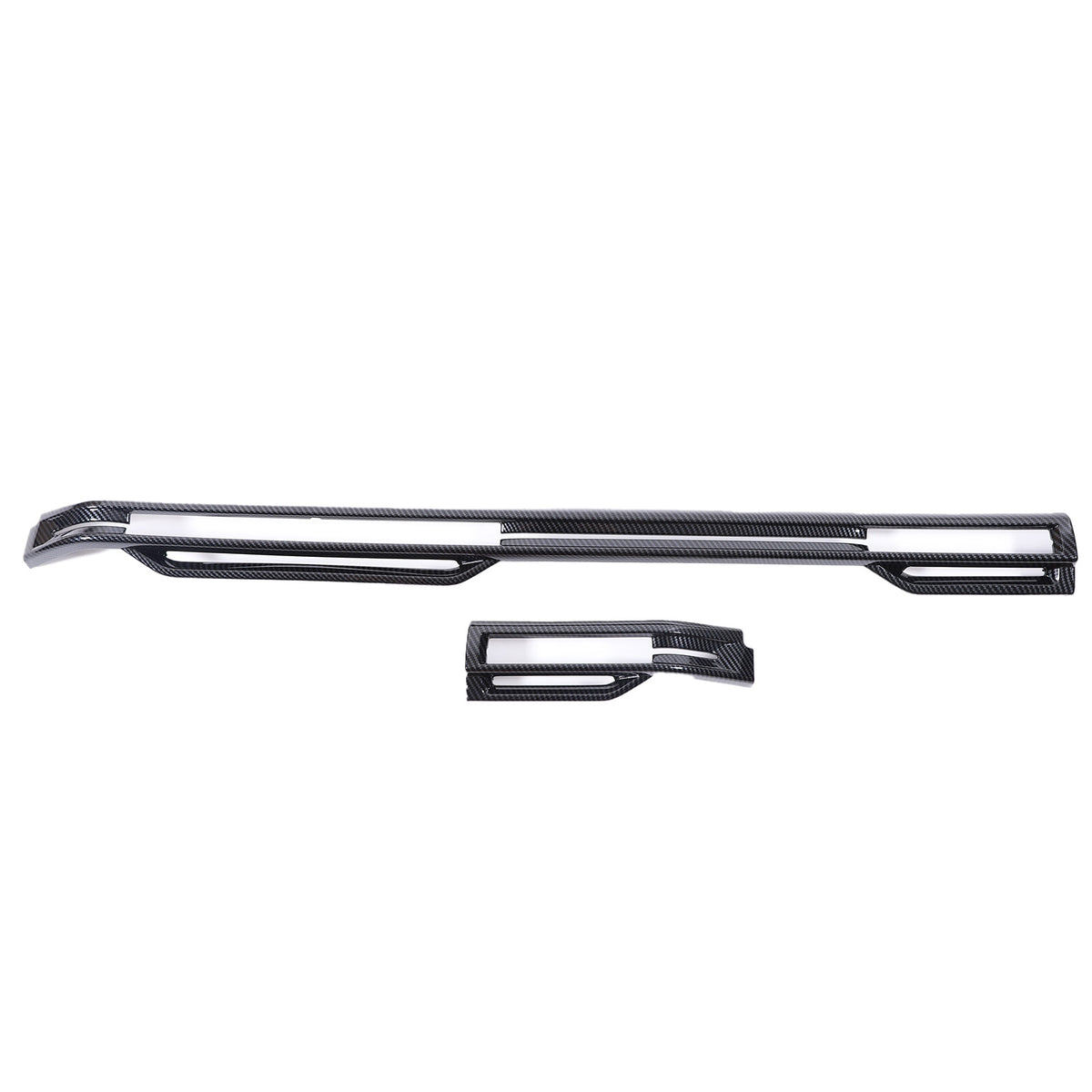 Carbon Fiber Console Dashboard Air Outlet Vent Stripe Trim For MG4 EV 2022-2024 2