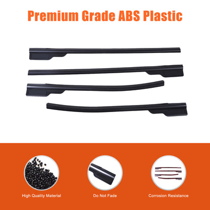 Black Car Window Bottom Strip Cover Trim For Ford Ranger 2015-2021 14