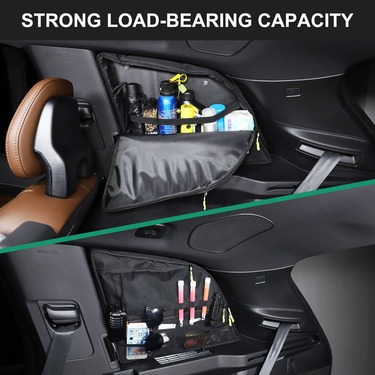 Car Rear Cargo Trunk Window Storage Bags Organizer For Volvo XC90 2015-2024 12