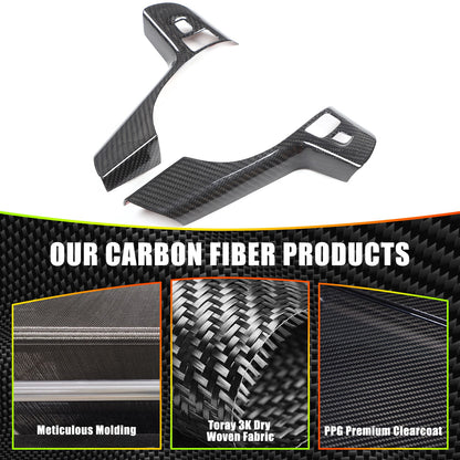 Real Dry Carbon Fiber Steering Wheel Trim For Pontiac G8 2008-2009 7
