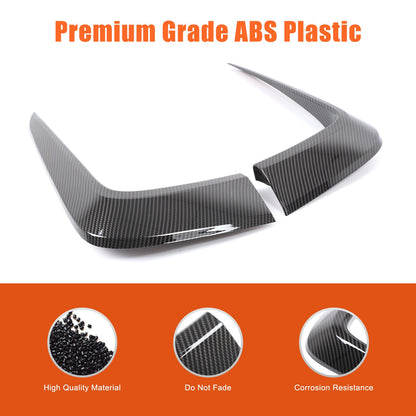 Carbon Fiber ABS Front Bumper Side Air Intake Trim For Honda Pilot 2015-2022 8