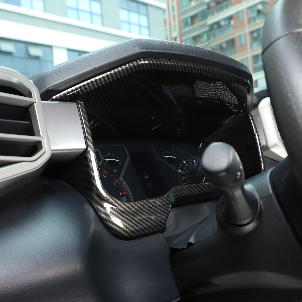ABS Carbon Fiber Interior Set Cover Trim Kit For Toyota Tundra Sequoia SR 22+ - Styles 1-5 27