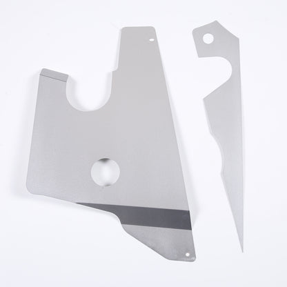 Silver Alloy Car Engine Side Panel Cover Accessories Kit For Corvette C7 2014-19 7