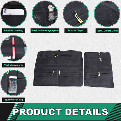 Tailgate Rear Trunk Storage Bag Organizer For Toyota Land Cruiser LC78 24+ US 5