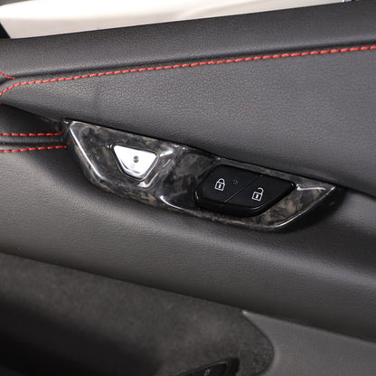 Forged Real Carbon Fiber Full Interior Set Cover Trim Kit For Corvette C8 20-25 - Variants 16-20 12