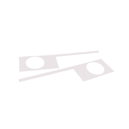 Steel Front Fog Light Decorative Cover Trim For Hummer H2 2003-09 8