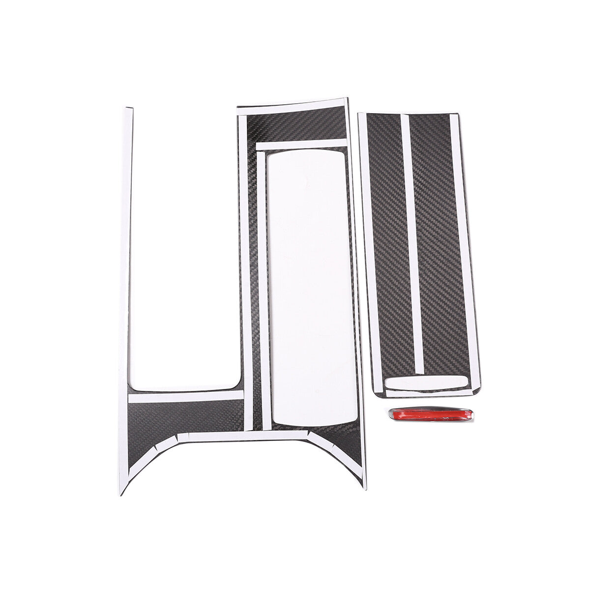 Real Carbon Fiber Gear Shift Panel Cover Trim for Range Rover Sport 2014-2017 10