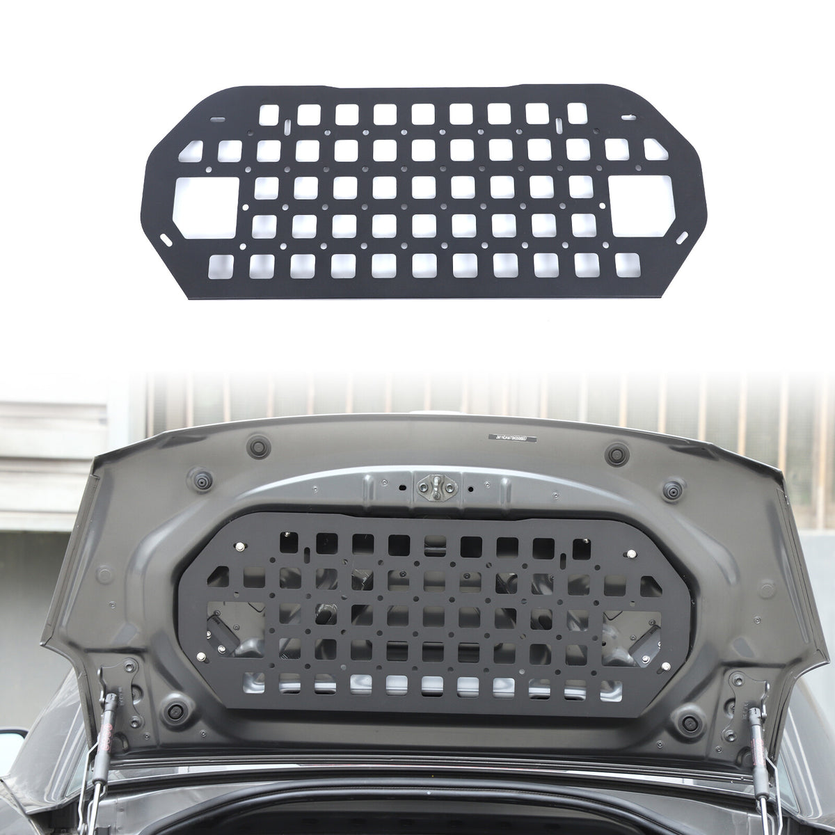 Tailgate Storage Panel Molle Panel Steel Cargo Shelf For Mazda MX-5 Miata 16-25 1