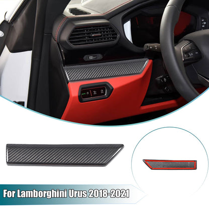 Real Carbon Fiber Half Wrap AC Switch Panel Trim For Lamborghini URUS 2018-2021 1