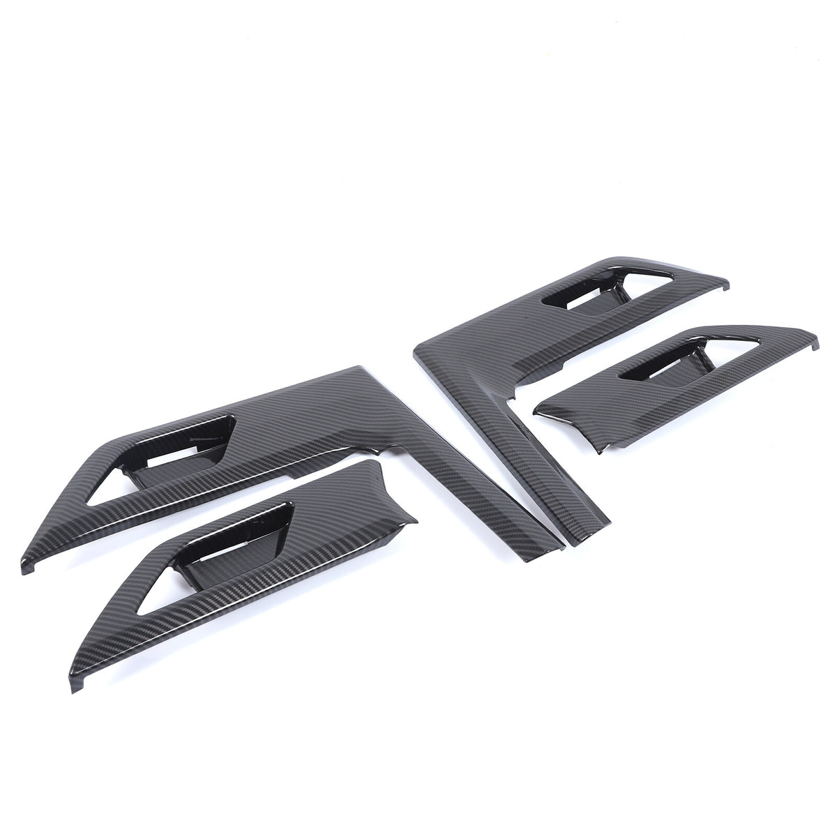 ABS Carbon Fiber Interior Door Bowl Panel Trim Cover For Lexus GX550 2025+ 11
